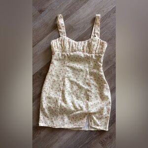 princess polly yellow floral sundress